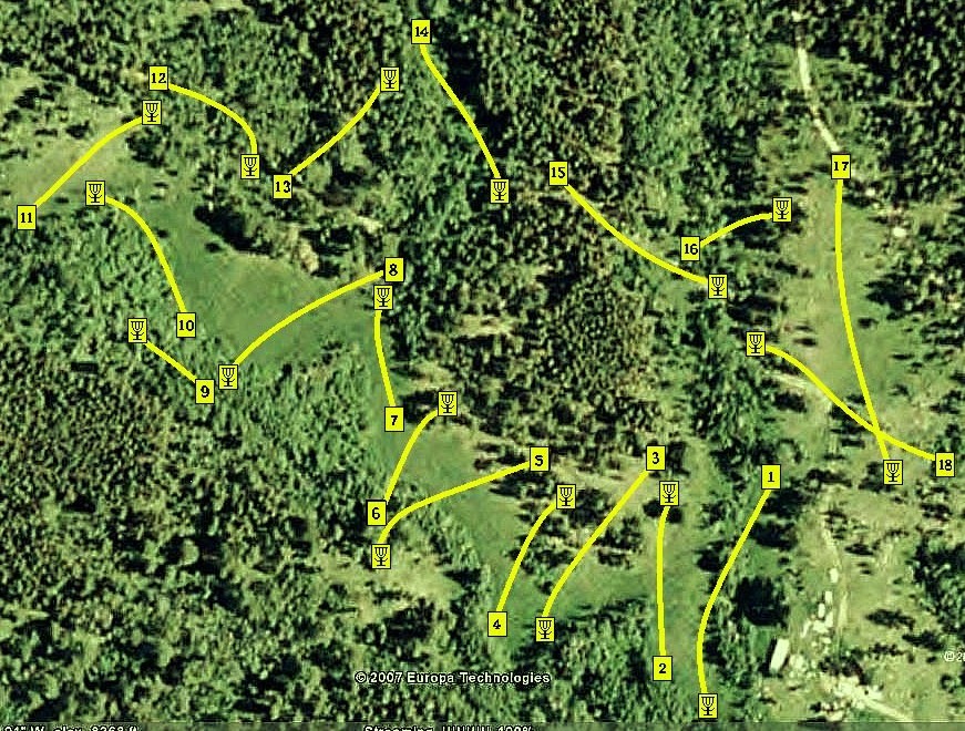 Golden Eagle Disc Golf Course at Buckhorn Canyon Professional Disc